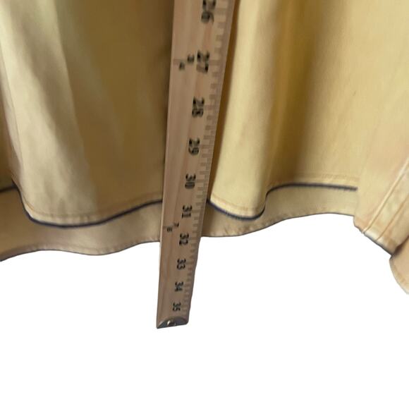 Tommy Bahama Island Crafted Vintage 90s Yellow Tencel Long Sleeve Button Up - Picture 10 of 10